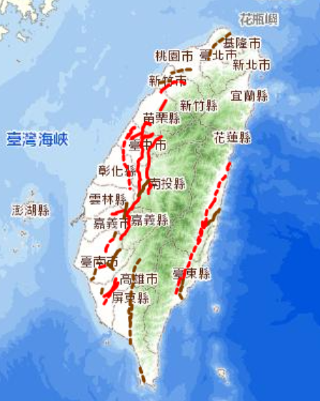 你家住在斷層帶嗎？輸入地址即可查出! 經濟部再公告「三條斷層帶」劃定